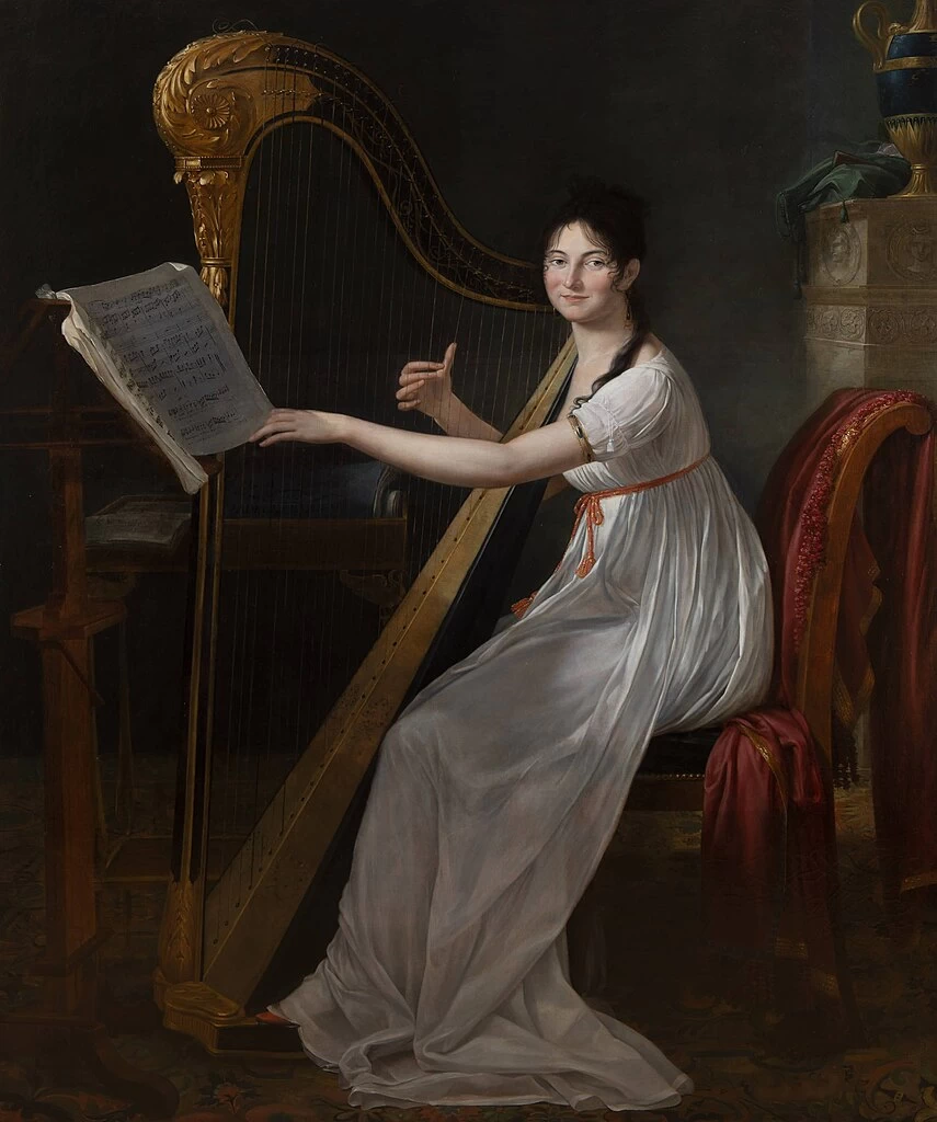 Adele Papin suona l'arpa - Carnegie Museum of Art, Pittsburgh